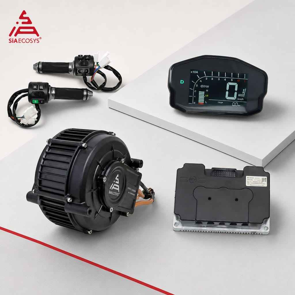Mid Drive Motor Kit 72V 5000W - Kit moteur central PMSM QSMOTOR QS165