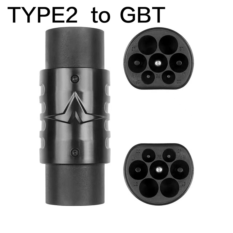 Ev Charger Type 2 22Kw 32A 3 Phase - Adaptateur Type 2 vers GBT 32A