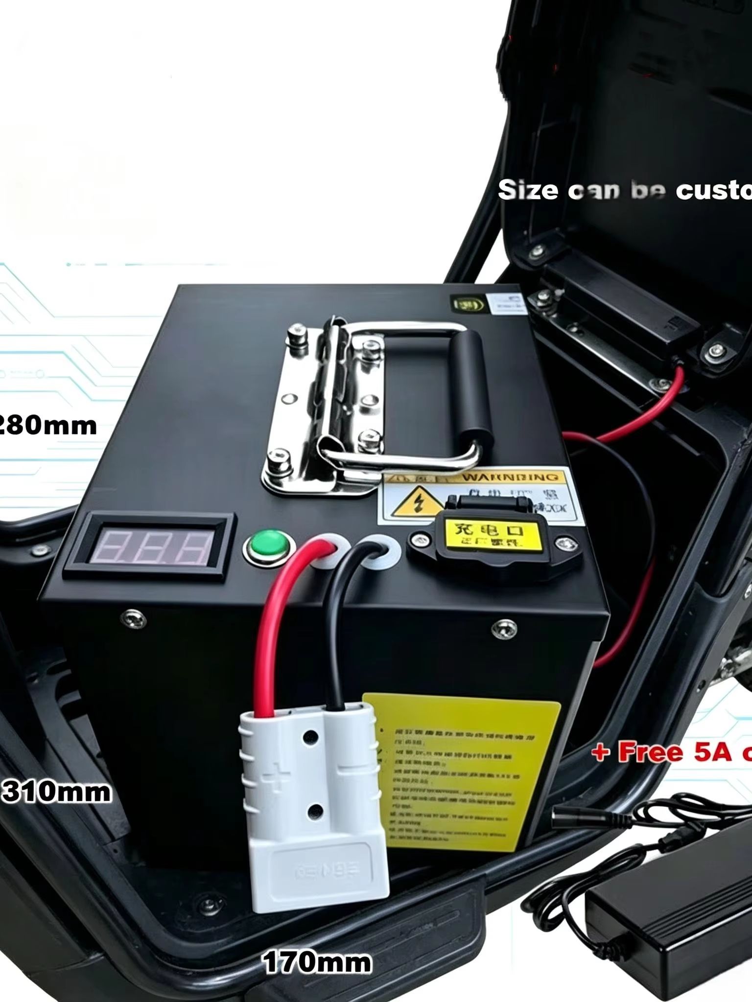 Batterie au lithium LiFePO4 72 - Lifepo4 72V 100Ah Battery Pack Ev avis et prix
