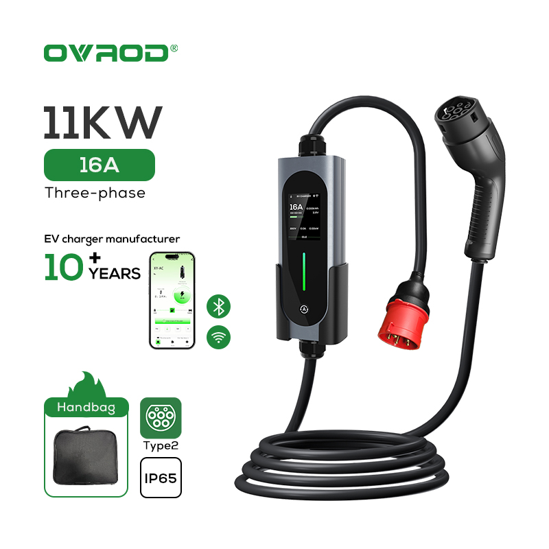 Chargeur de voiture électrique - Type 2 Portable Ev Charger 11Kw Cee avis et prix